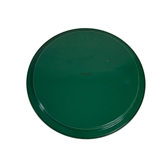 Christmas Santa Cookie Tray by Potpourri Press VTG Serving Platter Round Signed - Picture 12 of 12